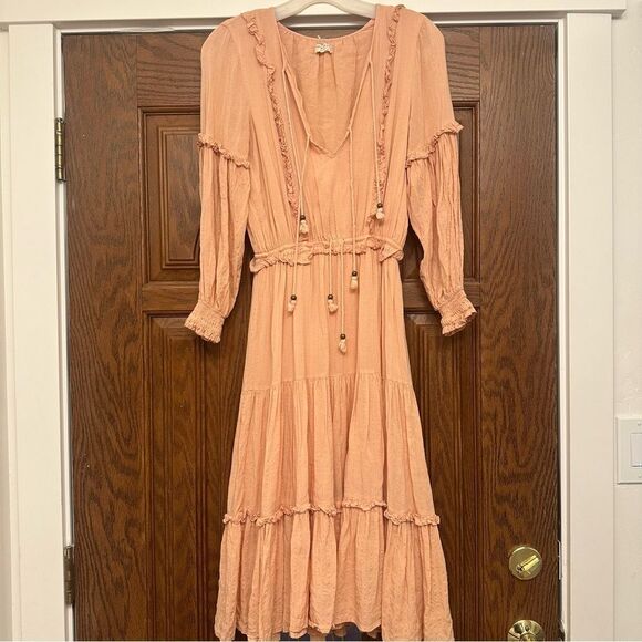 Spell and the Gypsy - Clementine Soiree Boho Dress in Musk - pink size XS - Picture 10 of 12